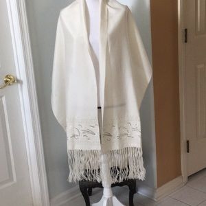 100% silk scarf/wrap. Lord & Taylor